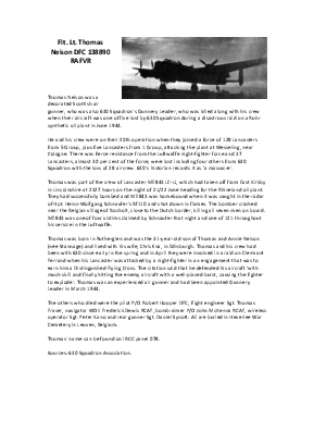 A preview of a PDF biography for Neison, Thomas